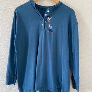 Vintage Disney Long Sleeve Button Down Shirt